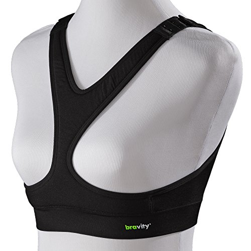 Bravity Women Anti-Wrinkle Cleavage Sleep Bra/Seamless & Adjustable Black Size Medium2