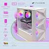 STGAubron Gaming PC Desktop Computer, AMD Ryzen 7 5700X up to 4.6G, GeForce RTX 3060 12G, 16GB DDR4, 1TB SSD, WiFi 6 & BT 5.2, RGB Fan x4, Windows 11 Home,White