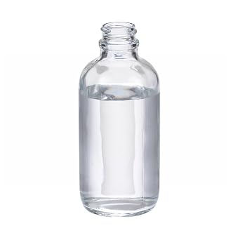 Wheaton W216832 Boston Round Bottle, Clear Glass, Capacity 4oz Without 22-400 White Polypropylene Poly-Vinyl Lined Screw Cap, Diameter 48mm x 112mm Case Of 160
