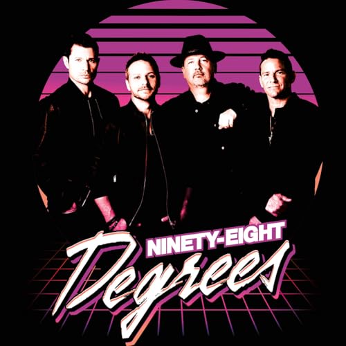 98 Degrees Retro Group Shot Adult Black Short Sleeve T Shirt Vintage Style 90s Boy Band Graphic Tees2