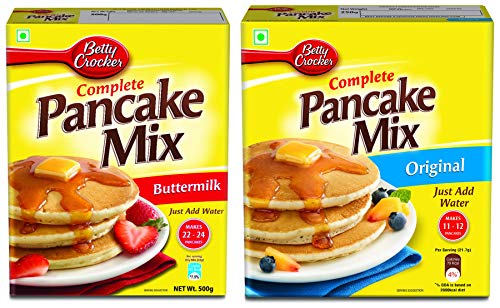 Image of Betty Crocker Buttermilk Pancake Mix, 500g and Betty Crocker Pancake Mix - Original, 250g