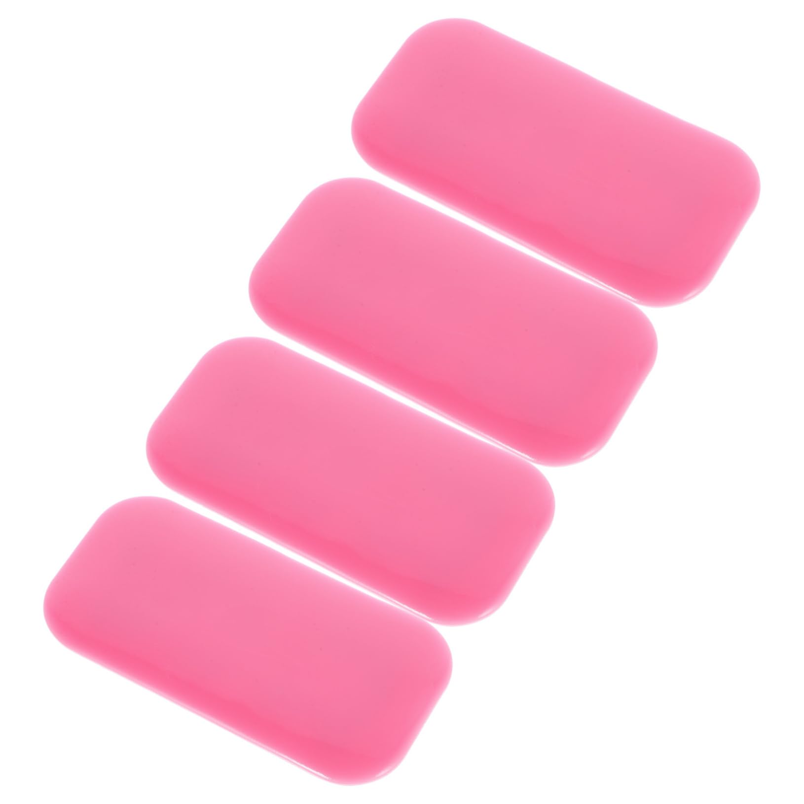 FOMIYES 4pcs Silicone Lash Pads for Eyelash Extensions Portable Lash Tray Eyelash Holders for Women