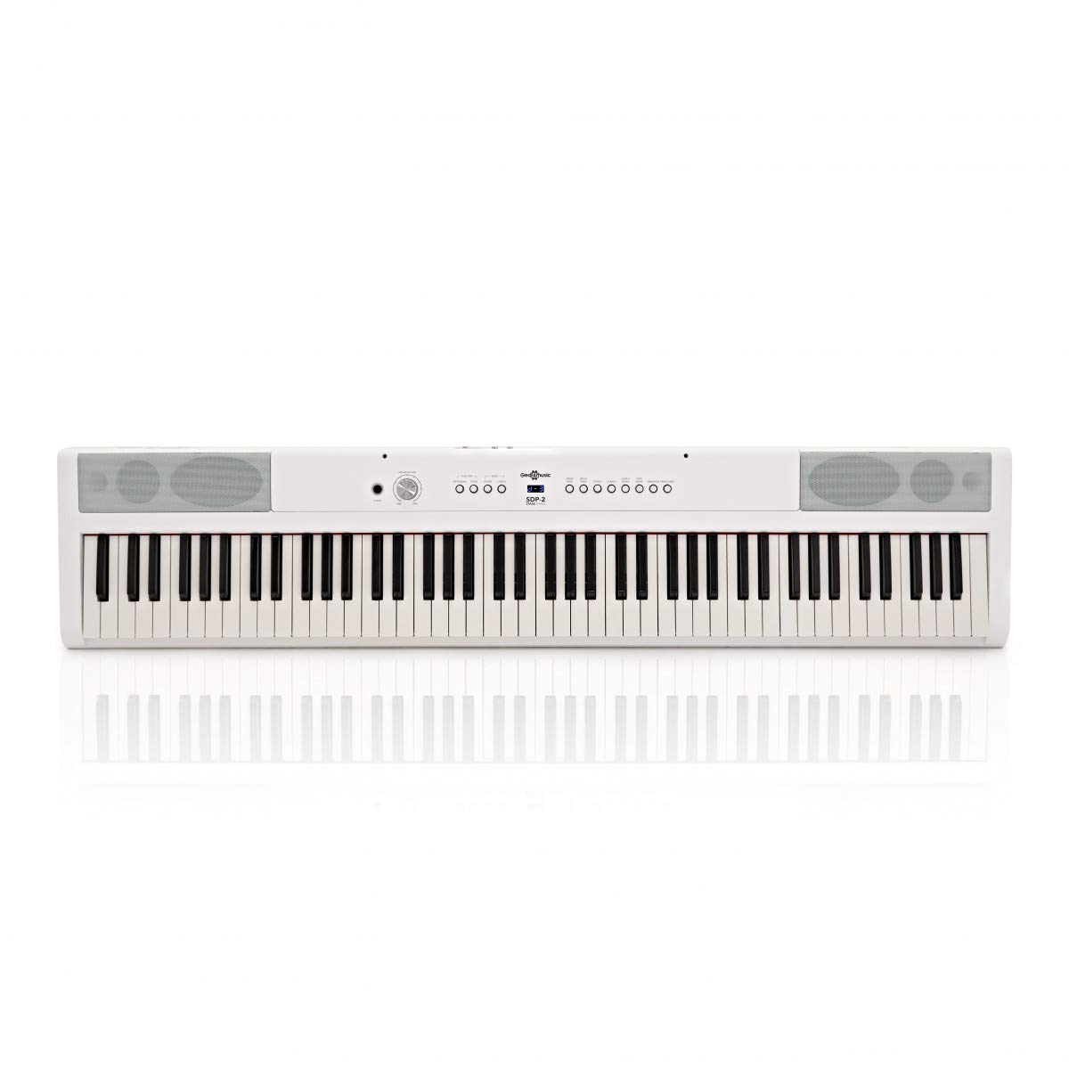 Pianoforte digitale SDP-2 88 tasti pesati bianco con supporto e panca