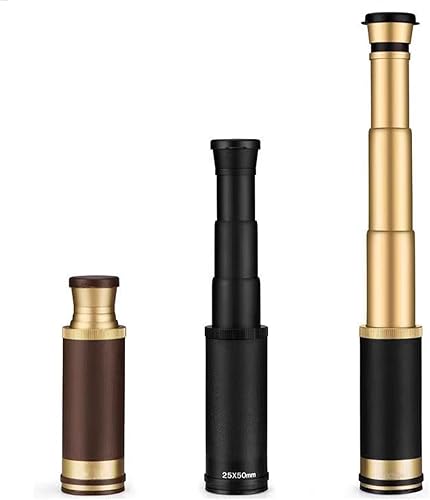 Miniatura 2 de SchAan Telescopio Profesional para ver planetas Binoculares para caza 25X50 Telescopio monocular retráctil de alta definición de alta potencia,