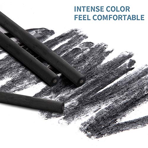 Mylifeunit Vine Charcoal Sticks, 4 Pack Willow Charcoal Pencils For Artists Drawing (48 Pcs) #TOP1