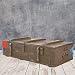 Produktbild Vintage Möbel 24 GmbH XXL-Munitionstruhe Typ PG-15 aus Holz, 103x48x21 - Militär Truhe Offizierskoffer Aufbewahrungskiste Munitionsbox Militaria