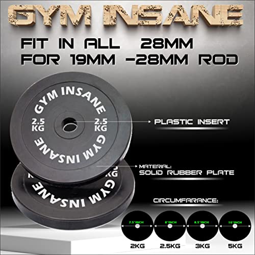 Image of 32kg rubber plates home gym set iron dumbbell set 5 feet straight rod 20mm, 3feet curl rod pushup stand gym set for home workout with accessories exercise equipment for men & women.