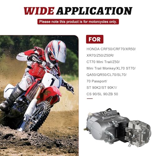 image for Cbhfmljd 125cc 4 Stroke Engine Motor, For Honda Crf50 Crf70 Xr50 Xr70 