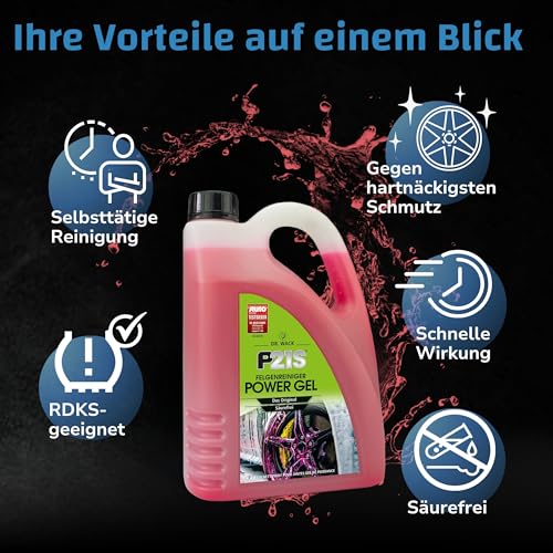 DR. WACK P21S Power Gel – säurefreier Felgenreiniger (2 L) – Bild 5