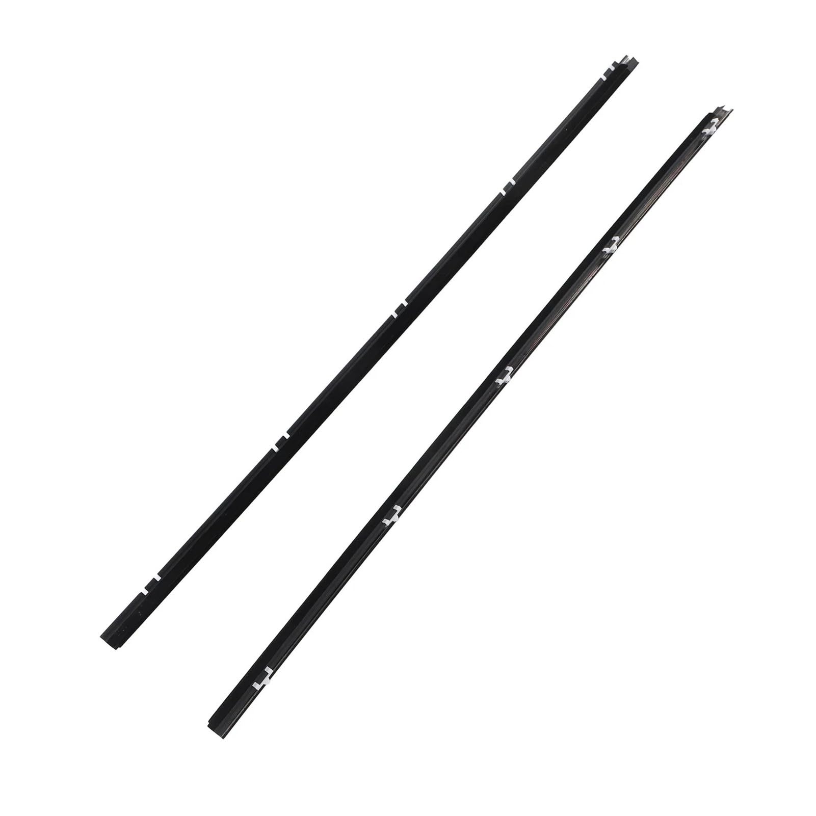 Uussup One Color Rubber Seal Weather Stripping 2Pcs For Civic 1991 1992 1993 1994 1995 Sealing Strips 72410‑Sr3‑003 Rainwater Resistant Window Seal Belt Molding Trim