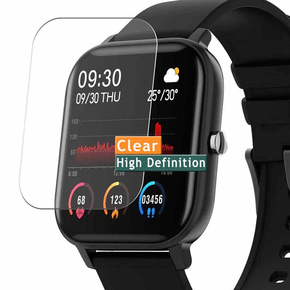 Vaxson 3-Pack Screen Protector, compatible with LYAROMIS P8 1.4" smartwatch Smart Watch, TPU Guard Film Protectors Sticker [NOT Tempered Glass]