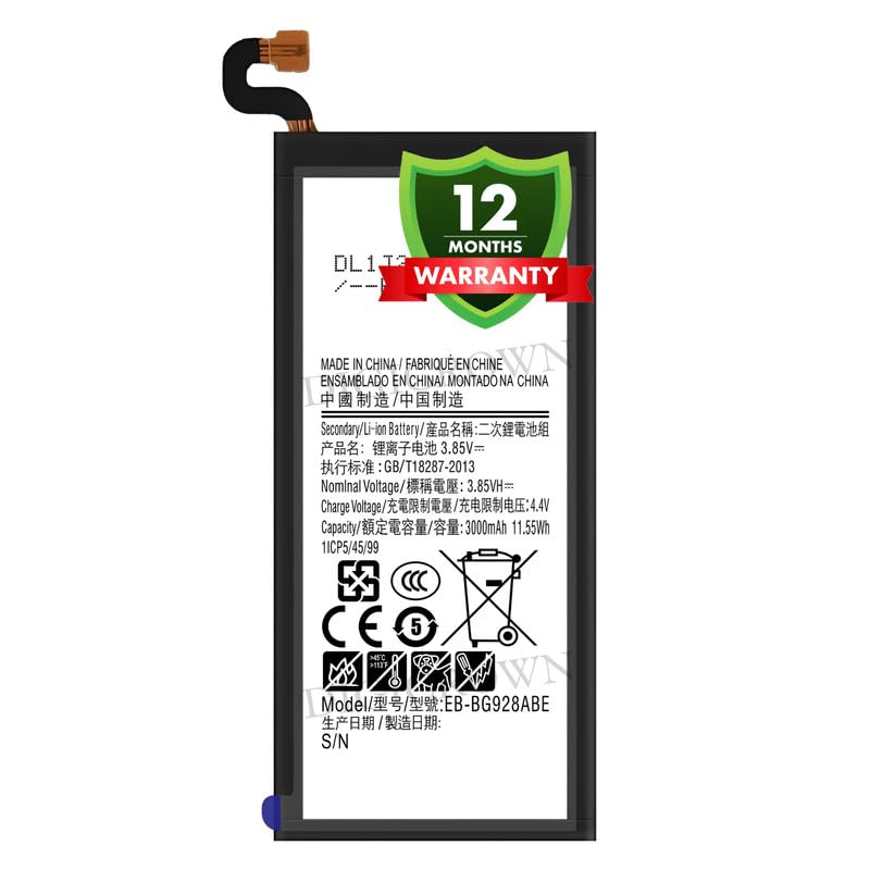 Image of Original EB-BG928ABE Battery Compatible for Samsung Galaxy S6 Edge+ Plus - (3000mAh) - 1 Year Warranty