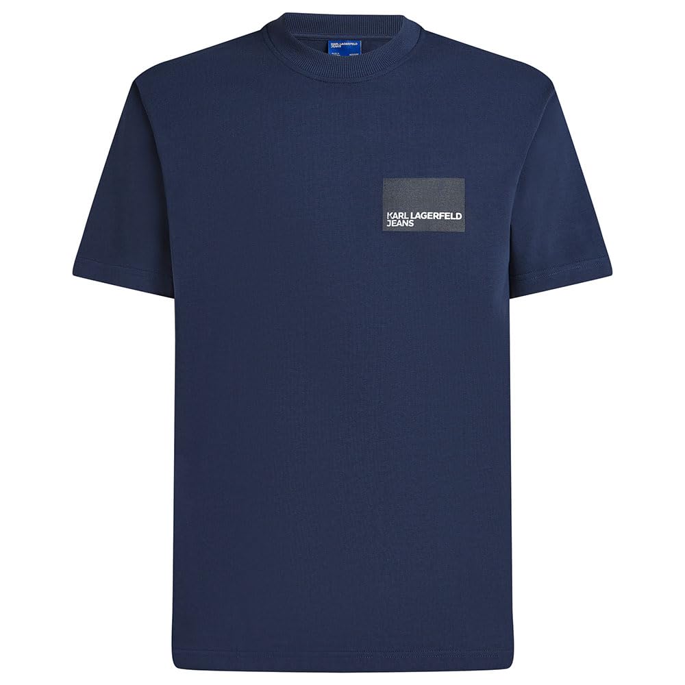 Karl Lagerfeld Jeans, Herren, Normales Kurzarm-T-Shirt Mit Box-Logo, Normale Passform