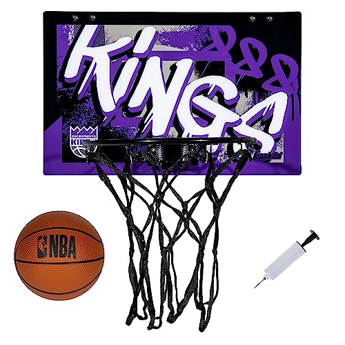 Franklin Sports NBA Over the Door Basketball Hoop - Sacramento Kings - image 1
