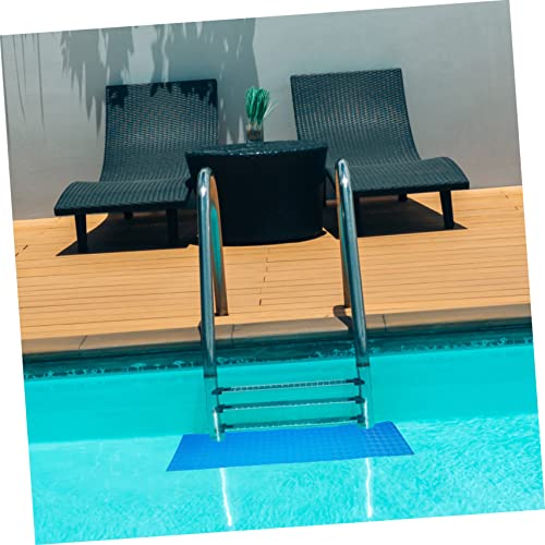 Almohadilla antideslizante para escalera de piscina azul miniatura 5