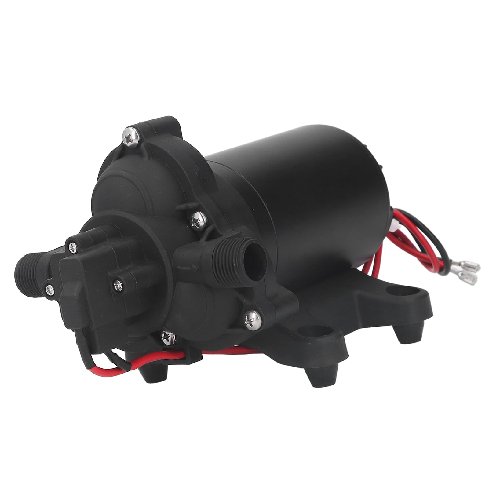 Cocoarm Bomba de Agua Eléctrica DC12V, Bomba Autocebante de Diafragma 8.4L Min 60PSI 3.5GPM con Interruptor de Presión Protección Térmica para RV Barco Grifo de Riego Transferencia de Agua