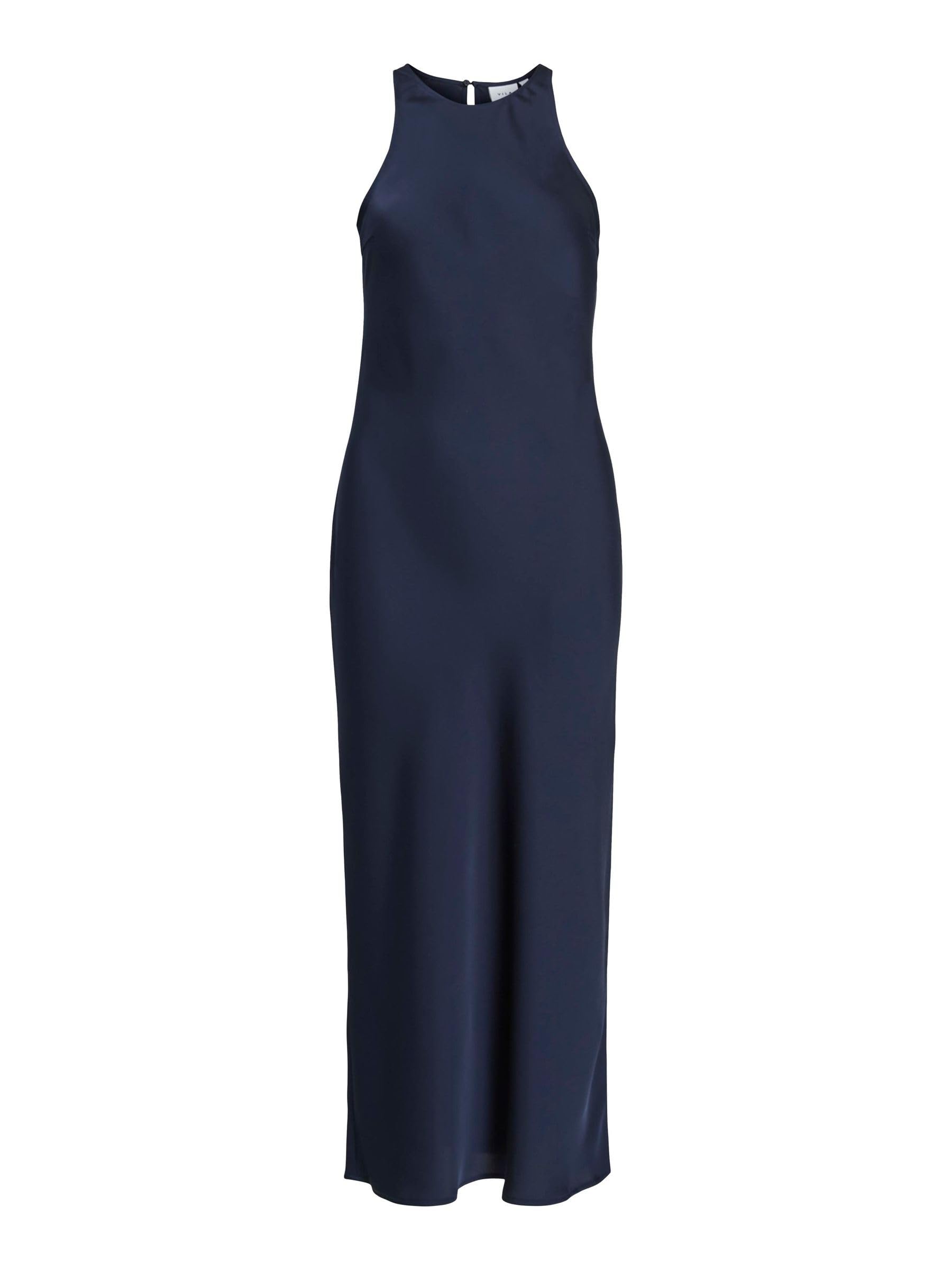 Vila Women's Blazer Navy Maxi Dress Viravenna Sleeveless, 10