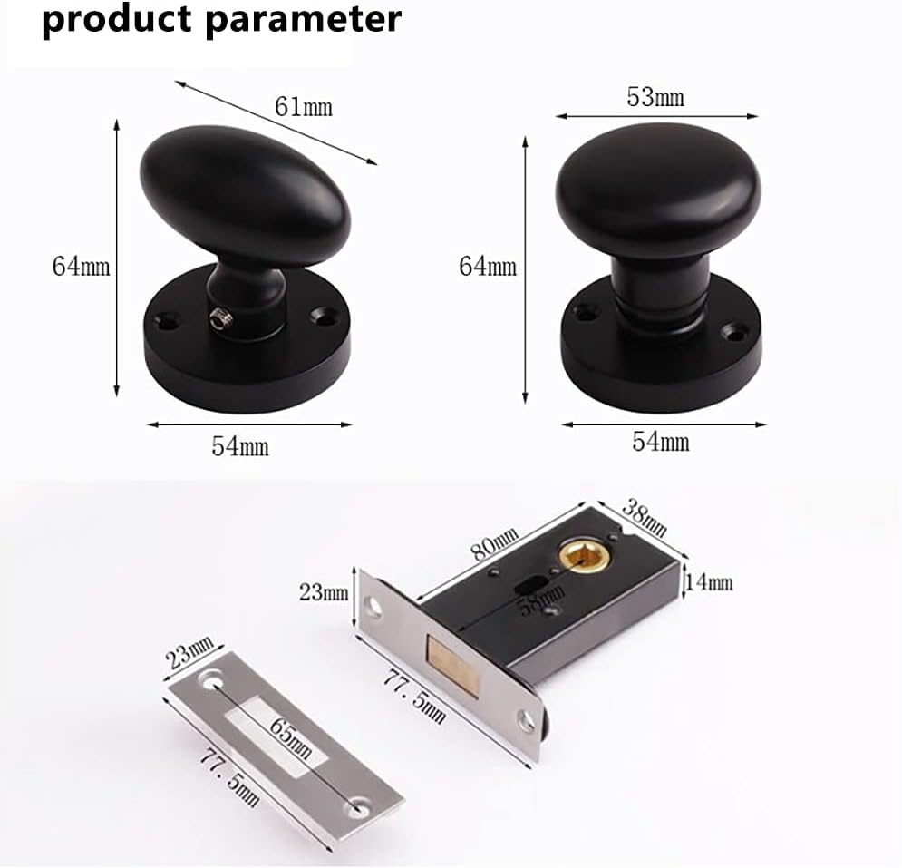 Dummy Door Knob Single Sided Gold Closet Door Knob Individual Dummy Door Knob Gold Matte Black Interior Door Knob,b