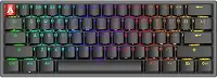 Teclado Mecânico Gamer AGON AGK600 Cherry MX Red Switch Hot-Swappable US RGB 360° com design 60% ultracompacto