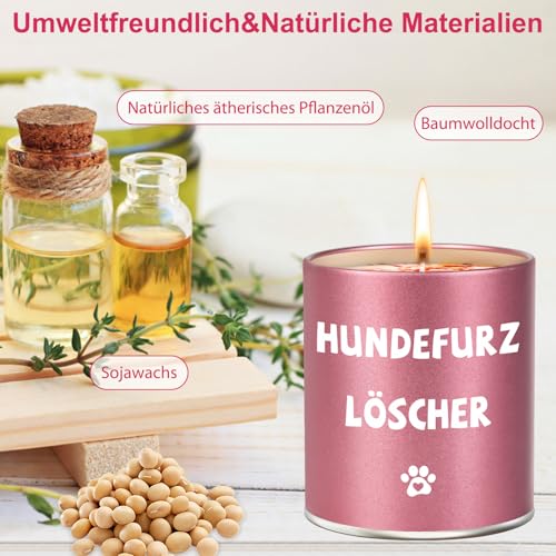 Surhik Geschenke für Frauen Mama, 9 OZ Scented Candles, Kerze Geburtstagsgeschenk für Mama Oma, Lustige Geschenke für Frauen Freundin Hundeliebhaber zum Weihnachten Muttertag Valentinstag