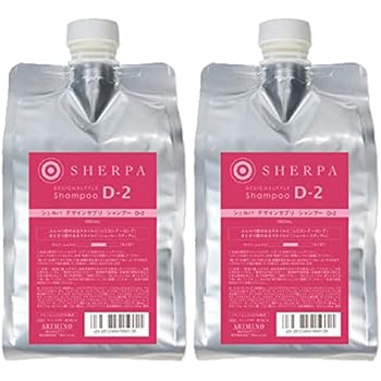 Amazon X2個セット アリミノ シェルパ デザインサプリ シャンプーd 2 1000ml 詰替え用 シェルパ シャンプー 通販