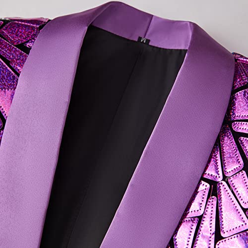 Make a Bold Statement with Our Men's Sequin Blazer - Perfect for Weddings, Parties3