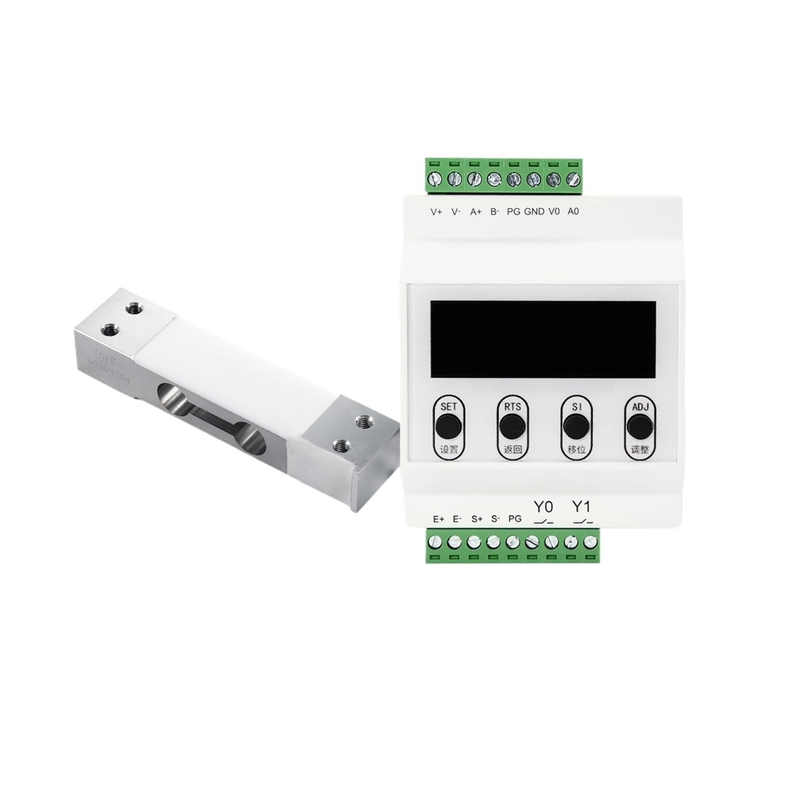 JJHQOKYNA Test Compression Weight Pressure Sensor Load with Display Cell 6kg 10kg 20kg 40kg 80kg(6kg)