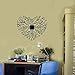 QIANGTOU Chip corazón Vinilo Pared calcomanía Ordenador Arte Geek decoración de habitación Pegatinas Mural 54x42cm