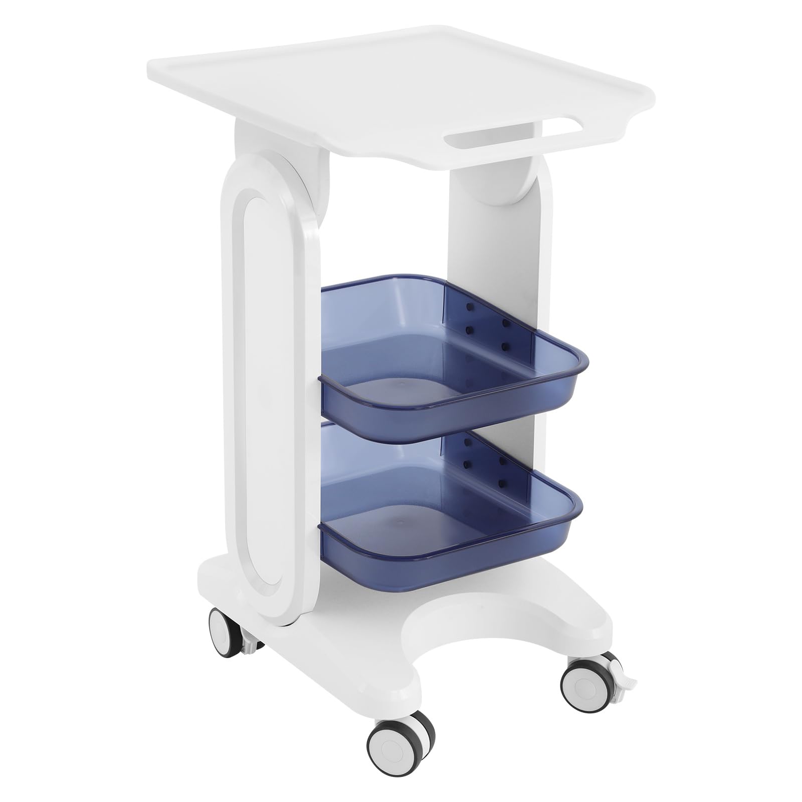 Beauty Salon Trolley a 3 livelli, carrello medico con 4 ruote universali, carrello per saloni di bellezza, spa, cliniche, saloni di bellezza