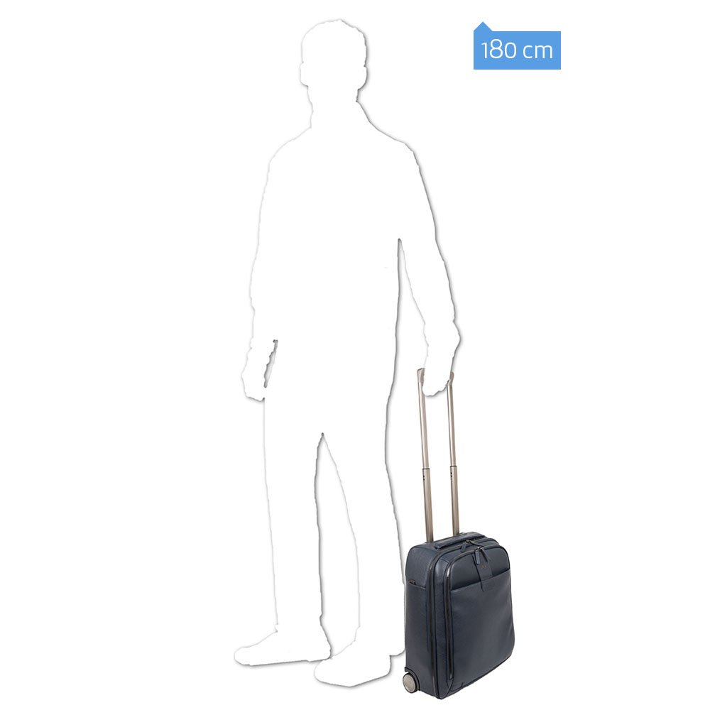 Piquadro Trolley para portátiles, Negro (Negro) - BV3200S86/N