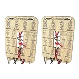 BOALORD Knot Tying Kit for Beginners, Learn Knot Training Board with 16 Knotting Methods, Paracord Pieces & Survival Guide – Portable Gear for Camping, Fishing & Backpacking (Model A-2pcs)