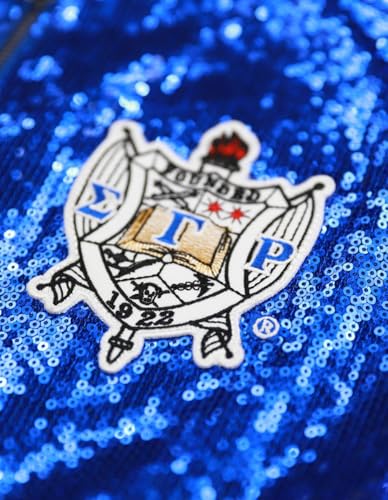 Sigma Gamma Rho M4 Sequin Jacket Royal Blue2