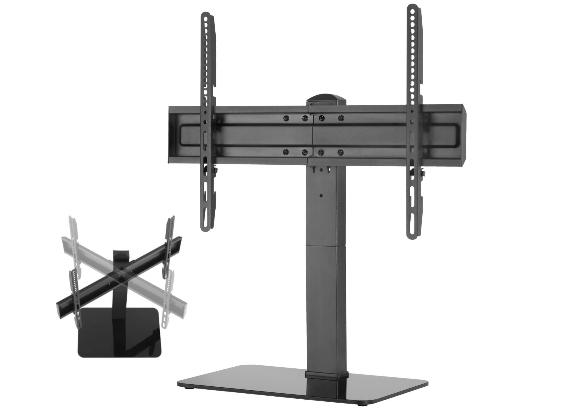 Soporte de TV – Soporte de TV – Modelo de mesa – Giratorio – Altura regulable 36 cm hasta 55 cm