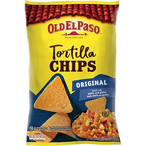 Old El Paso Tortilla Chips Salted - Gesalzene Tortilla Chips aus Mais gebacken Cover