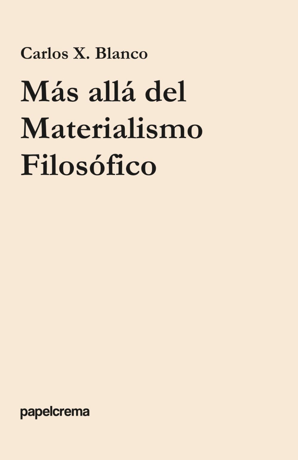 Más allá del Materialismo Filosófico (papelcrema)
