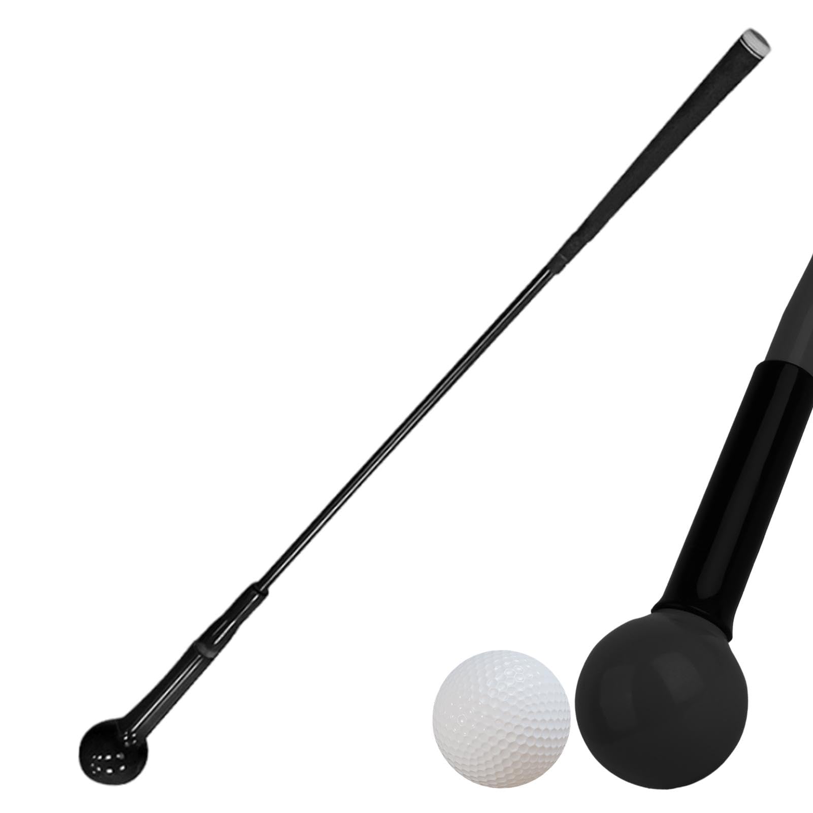 Entrenador de velocidad de swing de golf, ayuda de entrenamiento de tempo y flexibilidad, palo de calentamiento, agarre y corrección, profesional para mejorar la habilidad, fuerza y camino de swing