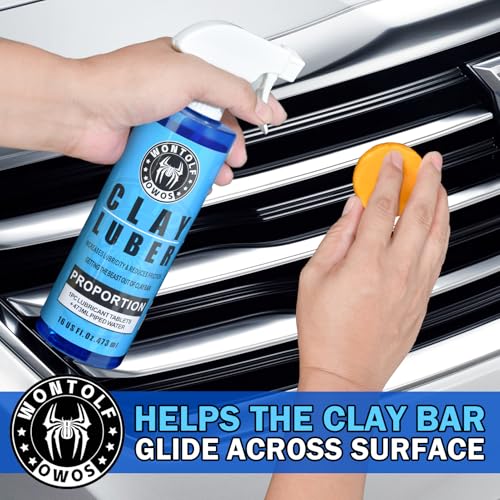 Wontolf CLAYLUB01 Car Clay Bars Auto Detailing And Clay Luber Synthetic Lubricant Kit thumb #4