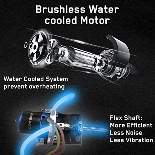 Volantexrc Brushless Remote Control Boat Vectorsr80 45Mph High-Speed Rc Boats For Adults Ready To Run Waterproof Design Fast Rc Boat With Self-Righting For Lake & River Toy Gifts (798-4 Rtr) #TOP2