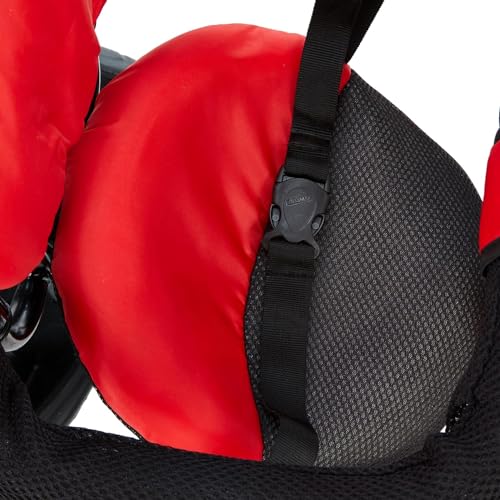 Image of Tricycle for Kids with Canopy and Comfort Seat - The Parents Choice for 1-5 Years Old, 30kg Max, Luxurious & Durable Trike. Advanced Parental Control Handle and Safety Belt, Red