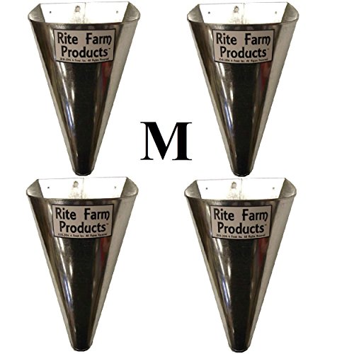 Rite Farm Products 4 Pack of Medium Restraining Killing Kill Processing Cones for Poultry Chicken Foul Birds