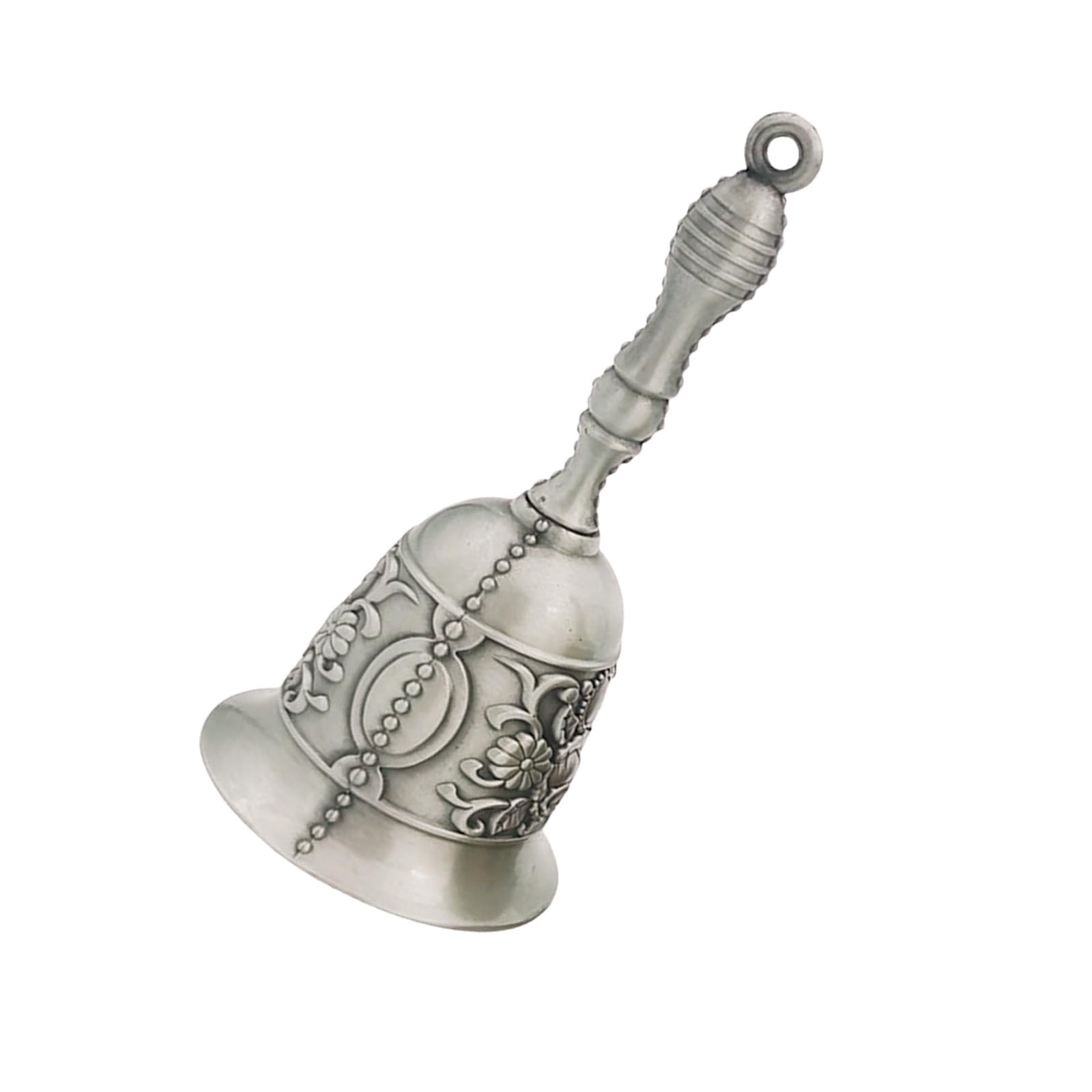 Nostalgic Handheld Christmas Bells Artistic Handheld Bells Ornament with Ringing for Yuletide Decoration Tree Ornament