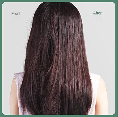 Plancha para el cabello inalámbrica 2 en 1 profesional, peine caliente anti-permanente y cepillo alisador miniatura 4