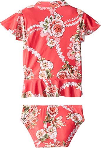 Image of Seafolly Girls' Short Sleeve Rashguard Swimsuit Set