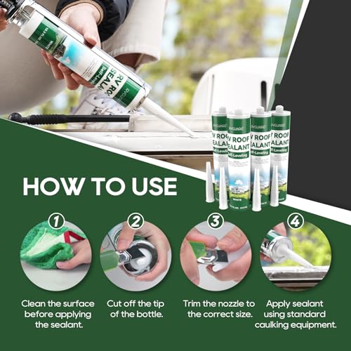Rvguard RGRRS-4 Rv Roof Sealant, Self-Leveling Lap Sealant thumb #4
