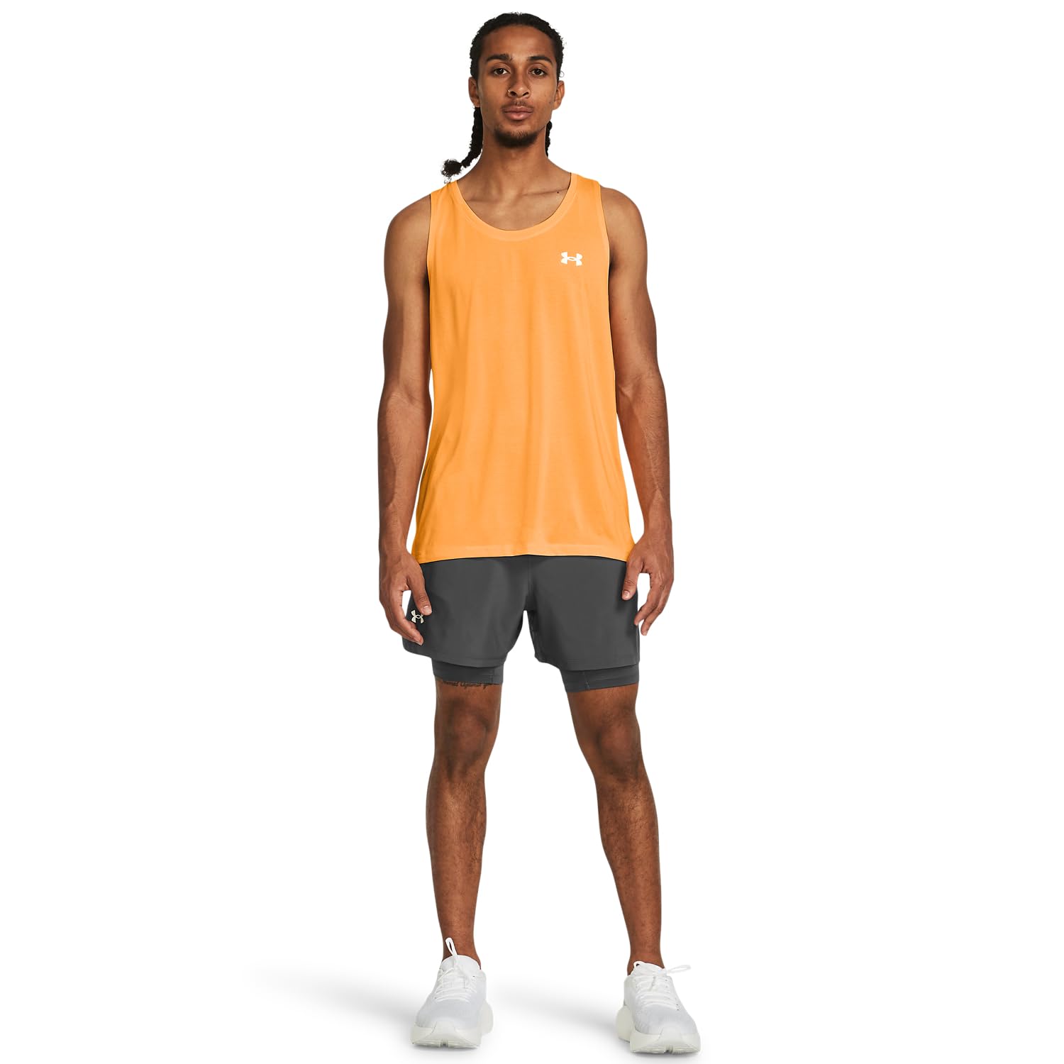 Under Armour Men's UA Launch 2-in-1 5" Shorts - Dół Mężczyźni