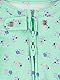 Simple Joys by Carter’s Baby Mädchen 3-Pack Sleep and Play Sleepers, Marineblau Punkte/Minzgrün Floral/Weiß Blumen, 0 Monate (3er Pack)