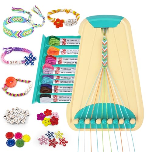 Hzitcigm Kit Pulseiras da amizade meninas 6 7 8 9 10 11 12 anos, conjunto de criação pulseiras com contas de letras, bijuteria para fazer, presente criativo menina aniversário natal semana santa