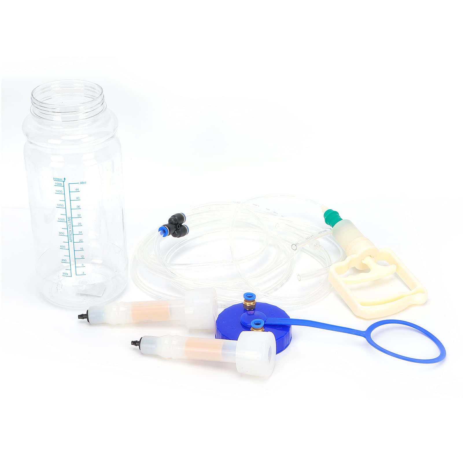 Máquina de ordeño de cabra Manual de ordeño para ordeño de cabras portátiles portátiles Milker de cabra con bomba de presión de vacío (De doble cara)