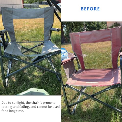 Image of ANartcle Rocking Chair Covers for GCI Outdoor 37072 Chair,Freestyle Rocker Cover,Waterproof Heavy Duty Outdoor Camping Chair Covers, (26 W x 27 D x 34 H inches)Black.
