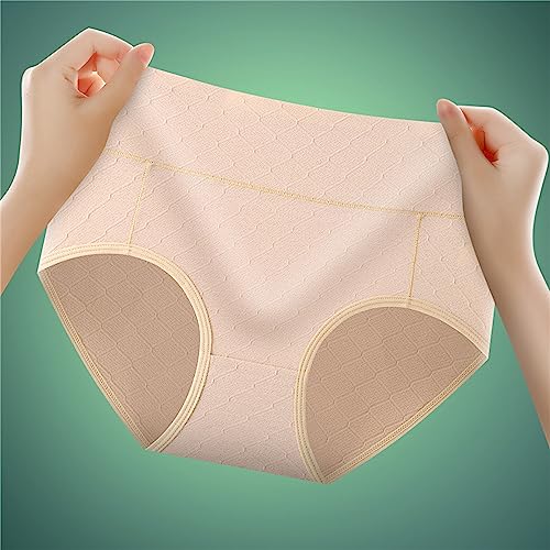 Culotte sans couture en coton kaki taille L pack de 5